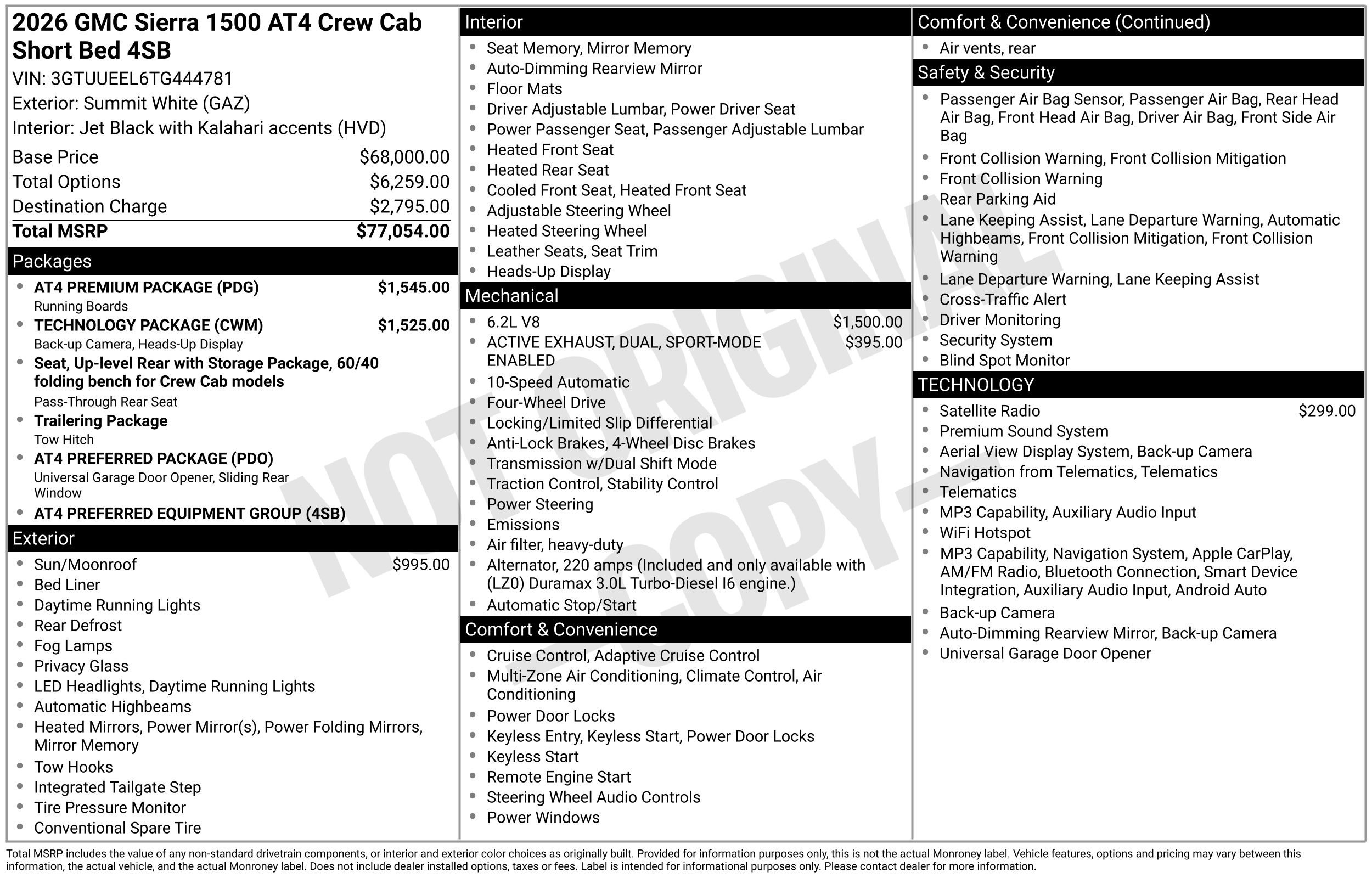 2026 GMC Sierra 1500 AT4 - Photo 3
