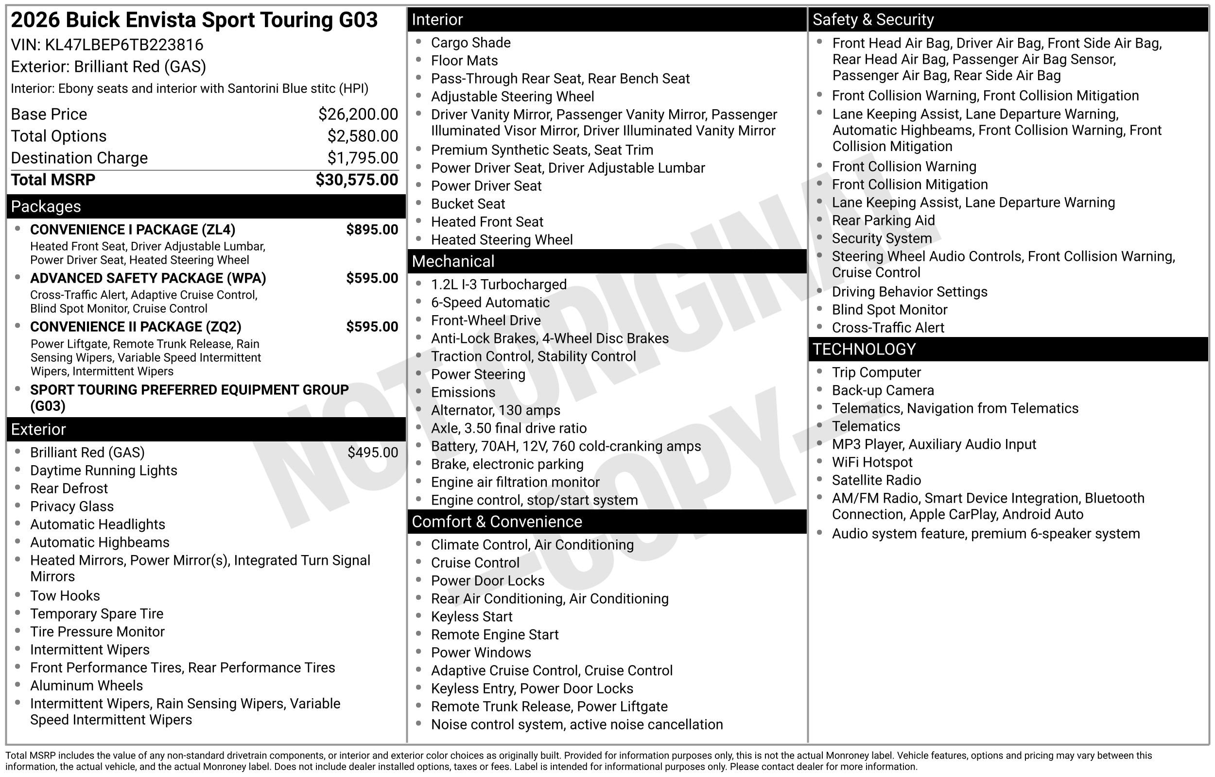 2026 Buick Envista Sport Touring - Photo 3