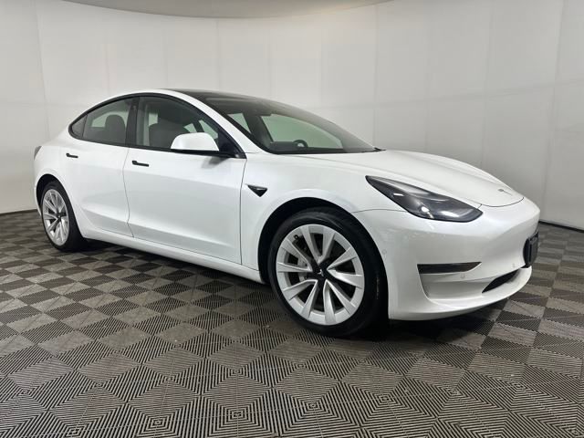Used 2021 Tesla Model 3 Base with VIN 5YJ3E1EA8MF095954 for sale in Cuyahoga Falls, OH