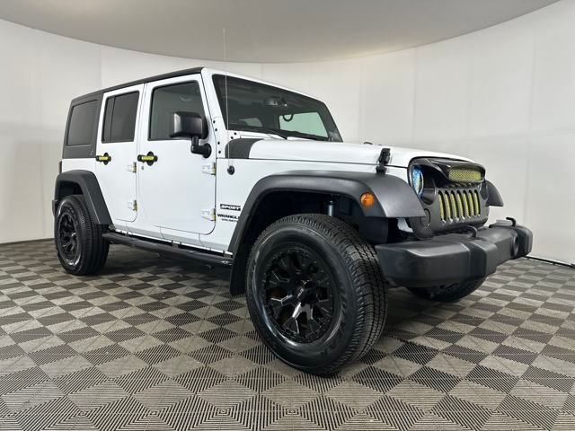 Used 2017 Jeep Wrangler Unlimited Sport S with VIN 1C4BJWDG6HL661803 for sale in Cuyahoga Falls, OH