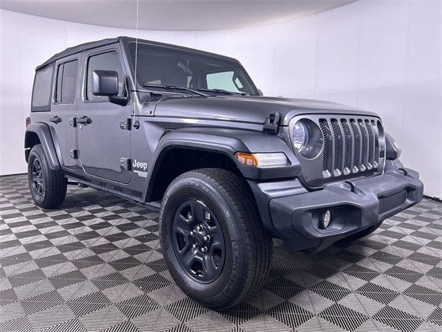 Used 2021 Jeep Wrangler Unlimited Sport with VIN 1C4HJXDN9MW529142 for sale in Cuyahoga Falls, OH