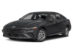 2026 Hyundai Elantra Hybrid Blue Sedan