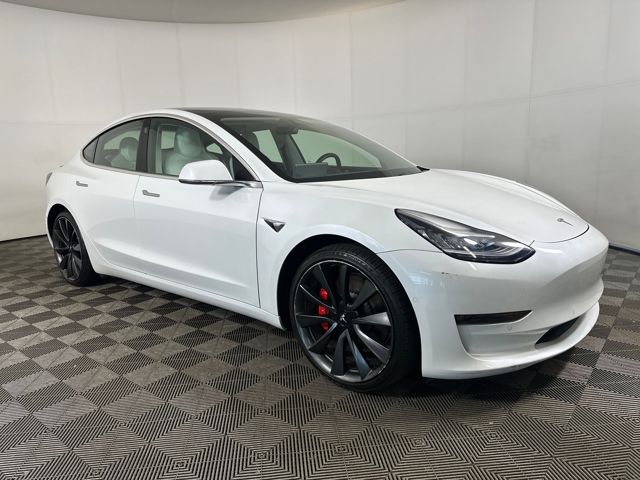 Used 2020 Tesla Model 3 Base with VIN 5YJ3E1EC4LF796555 for sale in North Canton, OH