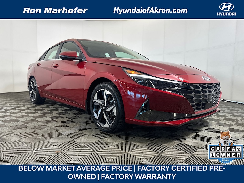 Certified 2023 Hyundai Elantra HEV Limited Sedan