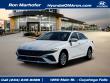 New 2026 Hyundai Elantra Hybrid Blue Sedan