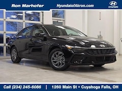 2026 Hyundai Elantra Hybrid Blue Sedan