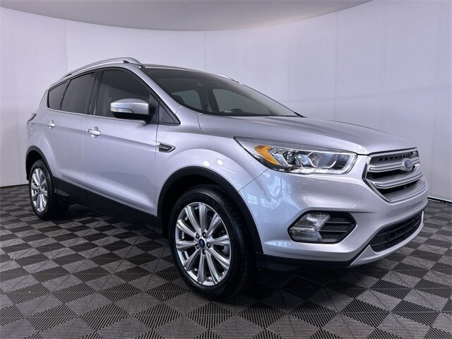 Used 2017 Ford Escape Titanium with VIN 1FMCU0JD2HUD87525 for sale in Cuyahoga Falls, OH