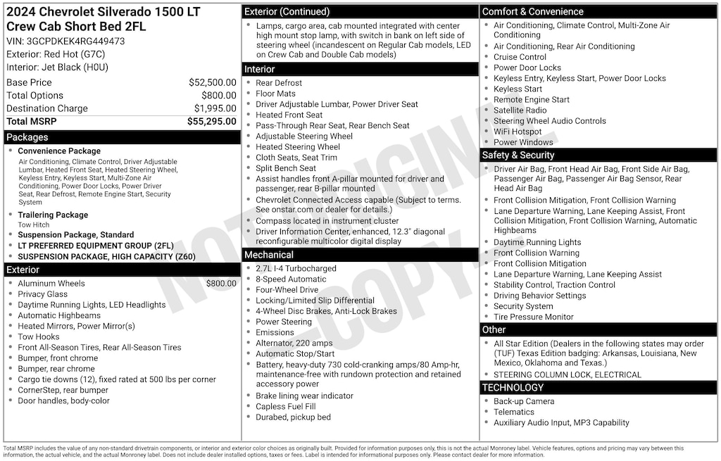 Used 2024 Chevrolet Silverado 1500 LT Truck