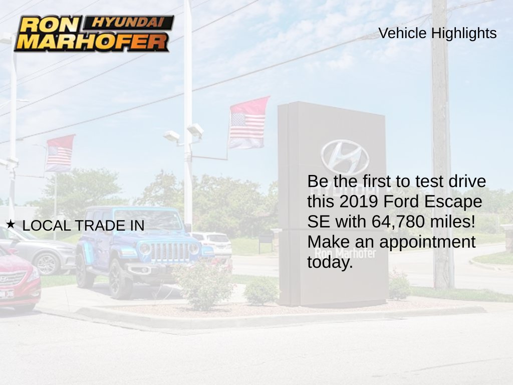 Used 2019 Ford Escape SE with VIN 1FMCU0GD5KUA14915 for sale in Cuyahoga Falls, OH