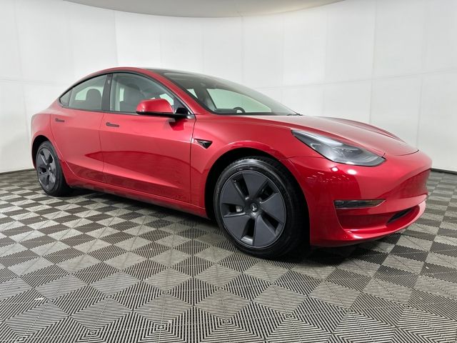 Used 2023 Tesla Model 3 Base with VIN 5YJ3E1EA9PF477155 for sale in Cuyahoga Falls, OH