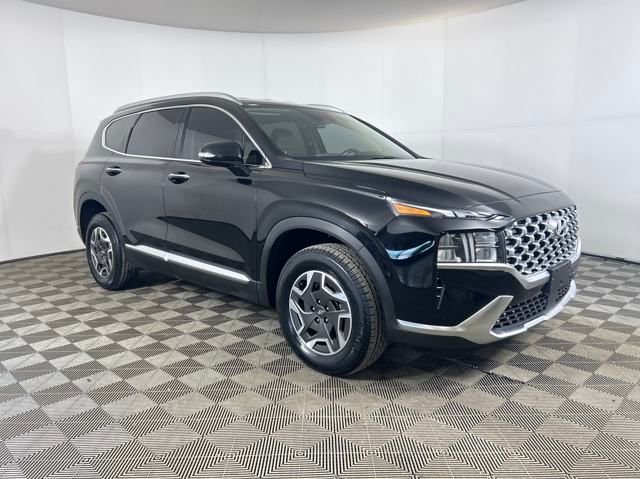 Used 2022 Hyundai Santa Fe Blue with VIN KM8S2DA12NU025026 for sale in Cuyahoga Falls, OH