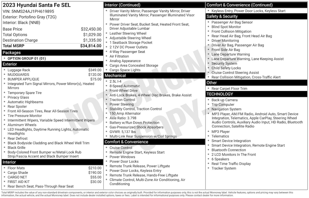 Certified 2023 Hyundai Santa Fe SEL SUV