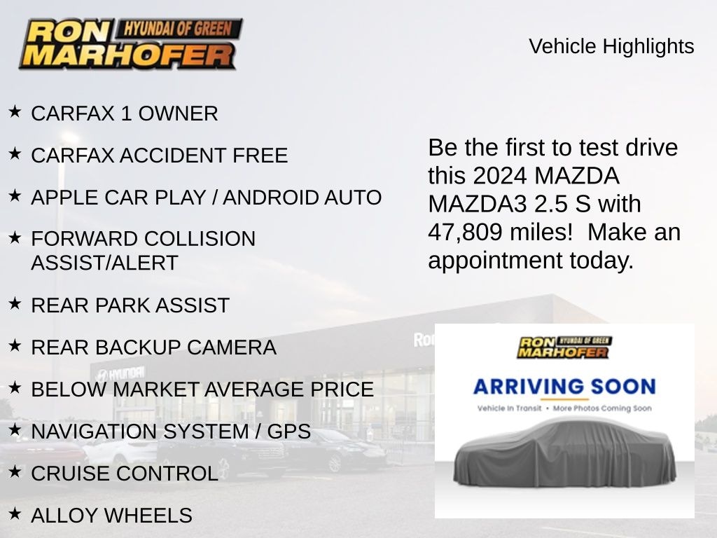 Used 2024 Mazda Mazda3 Sedan 2.5 S Select Sport Sedan