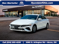 2025 Hyundai Elantra Hybrid Blue Sedan