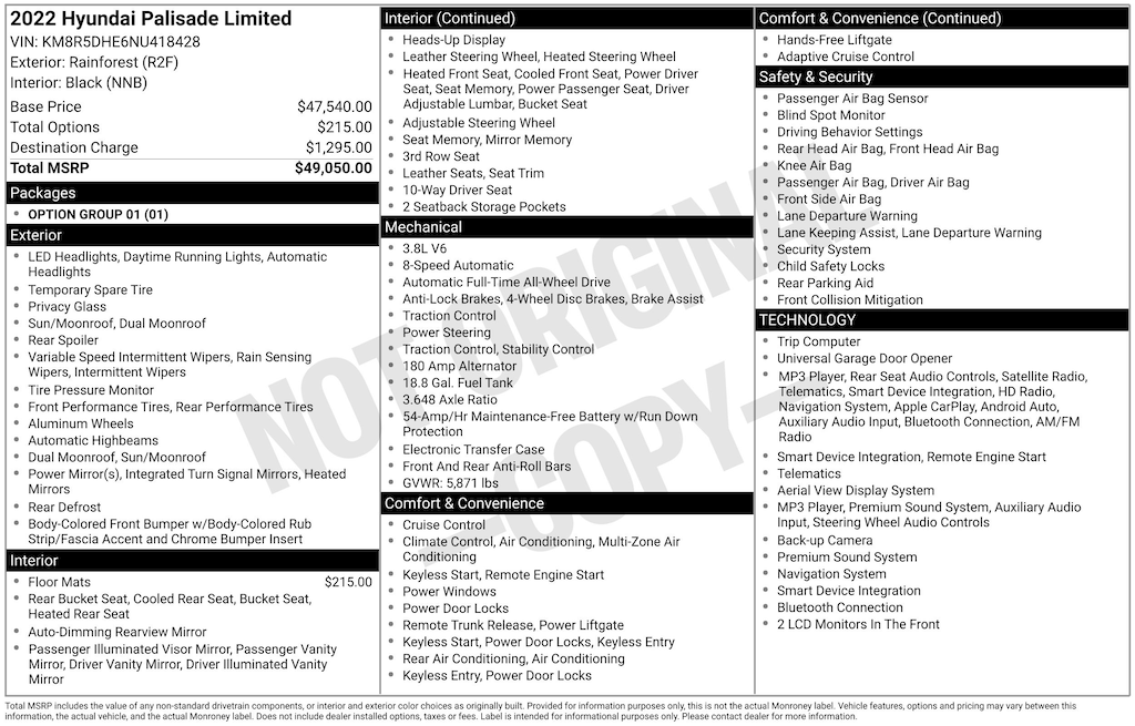 Used 2022 Hyundai Palisade Limited SUV