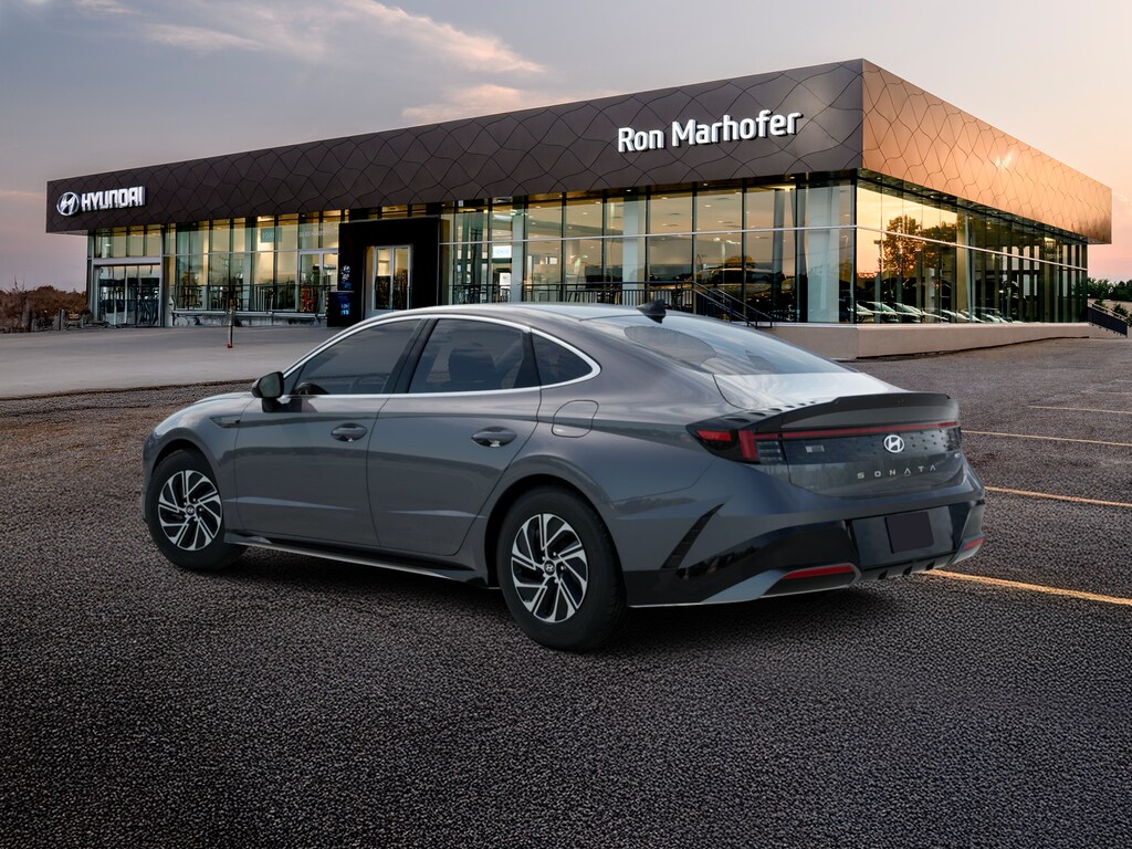 New 2026 Hyundai Sonata Hybrid Blue Sedan