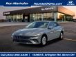 New 2026 Hyundai Elantra Hybrid Blue Sedan