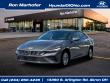 New 2026 Hyundai Elantra Hybrid Blue Sedan