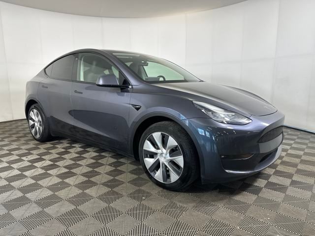 Used 2021 Tesla Model Y Long Range with VIN 5YJYGDEE7MF144596 for sale in Akron, OH