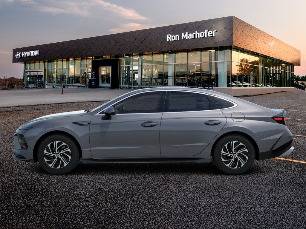 New 2026 Hyundai Sonata Hybrid Blue Sedan