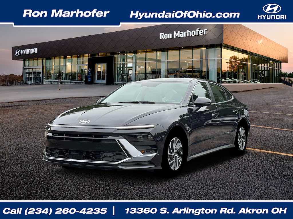 New 2026 Hyundai Sonata Hybrid Blue Sedan