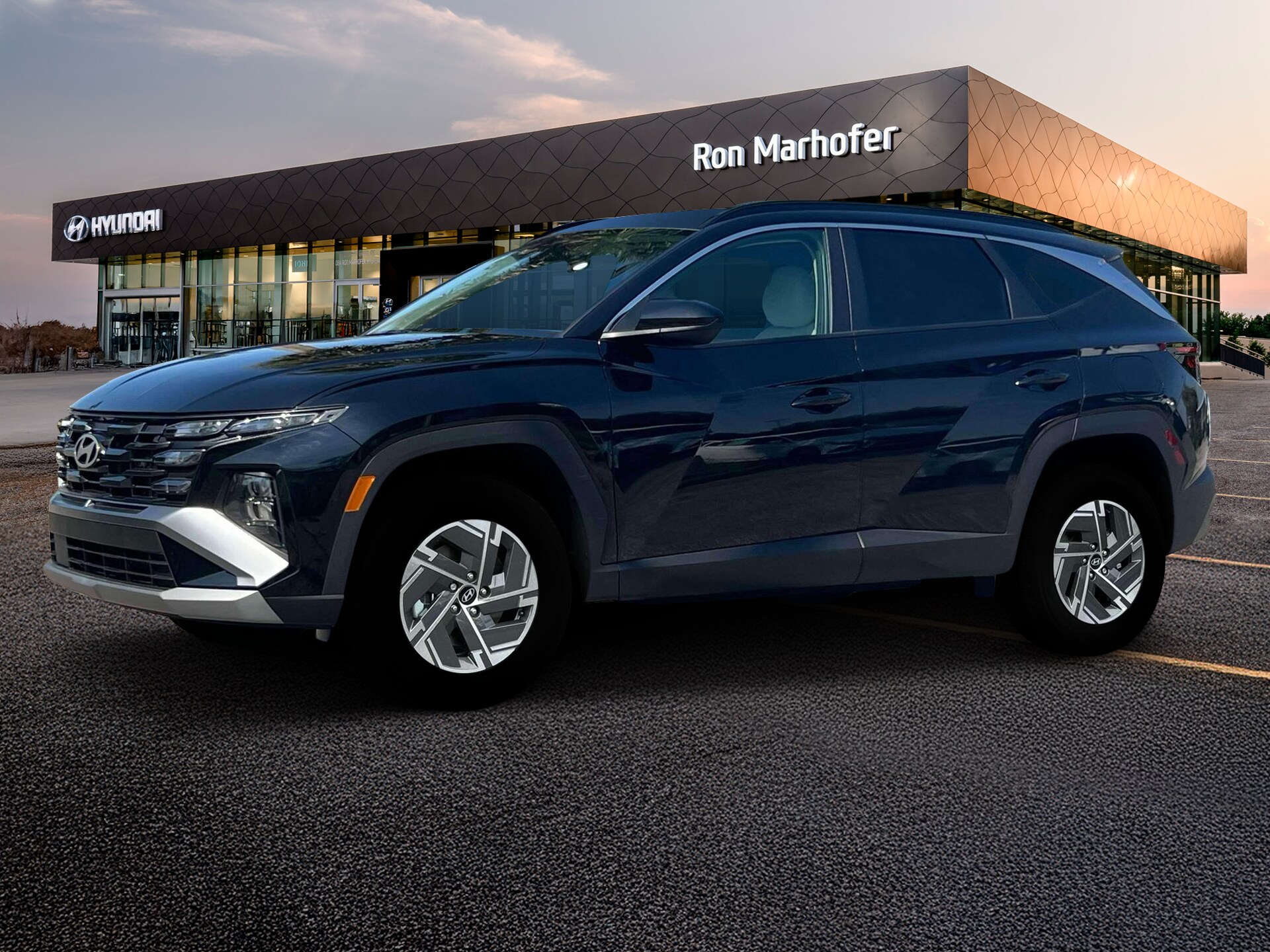 2025 Hyundai Tucson Hybrid Blue photo 2