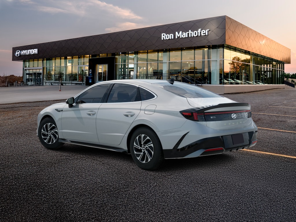 New 2026 Hyundai Sonata Hybrid Blue Sedan