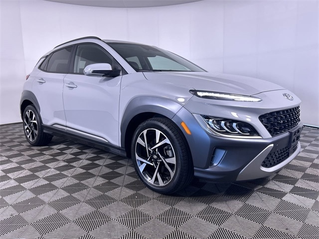 Certified 2022 Hyundai Kona Limited with VIN KM8K5CA37NU787321 for sale in Akron, OH