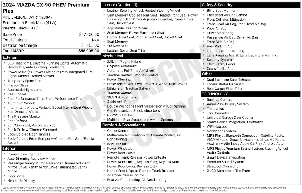 Used 2024 Mazda CX-90 Plug-In Hybrid Premium Plus SUV