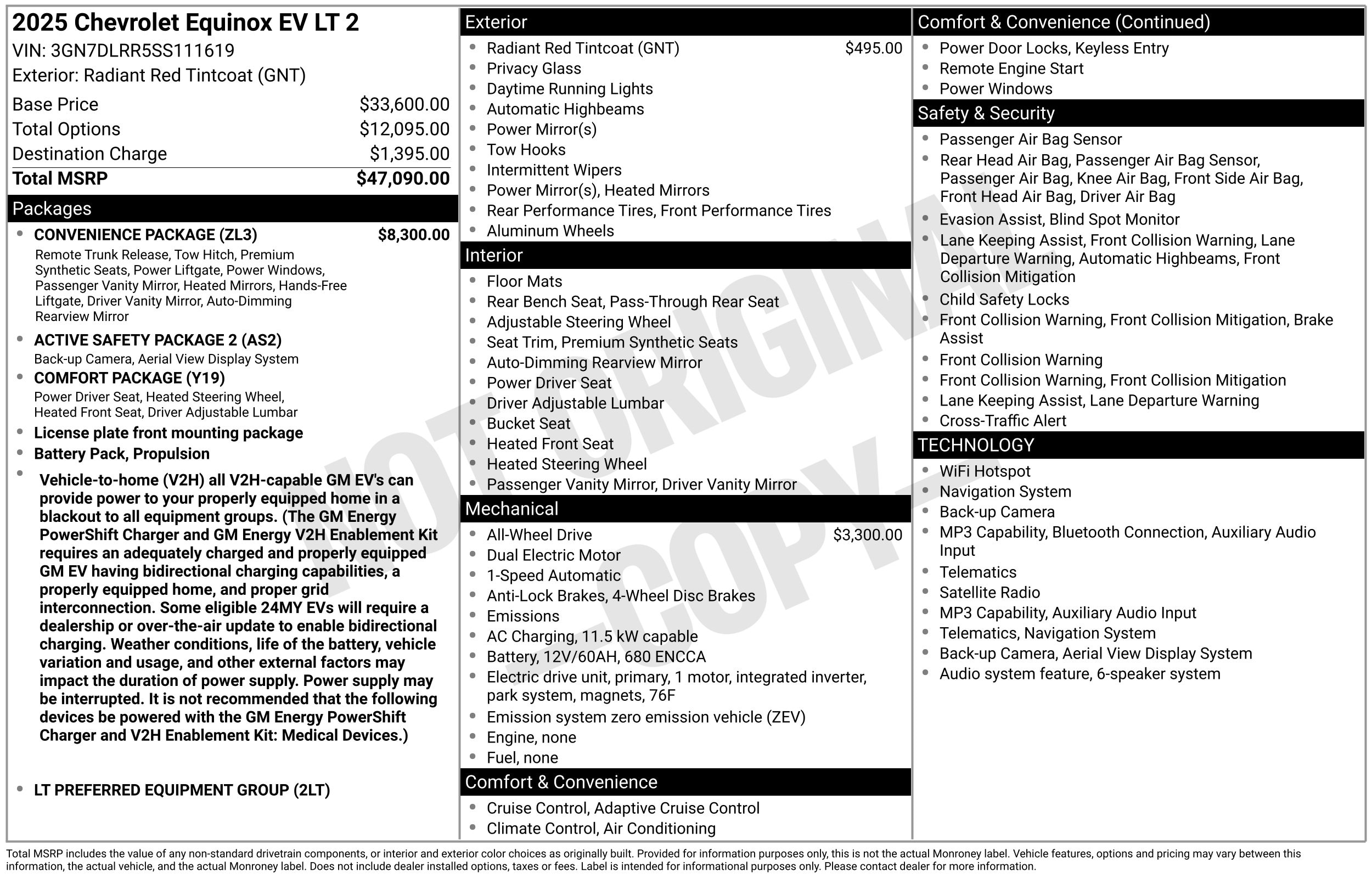Used 2025 Chevrolet Equinox EV LT with VIN 3GN7DLRR5SS111619 for sale in Cuyahoga Falls, OH