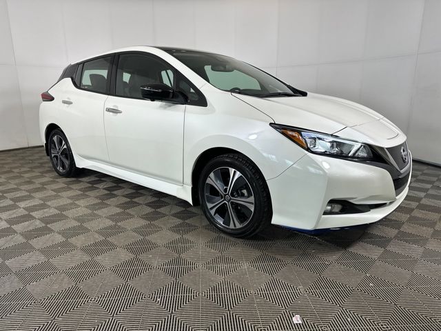 Used 2021 Nissan Leaf SL Plus with VIN 1N4BZ1DV6MC556074 for sale in Cuyahoga Falls, OH