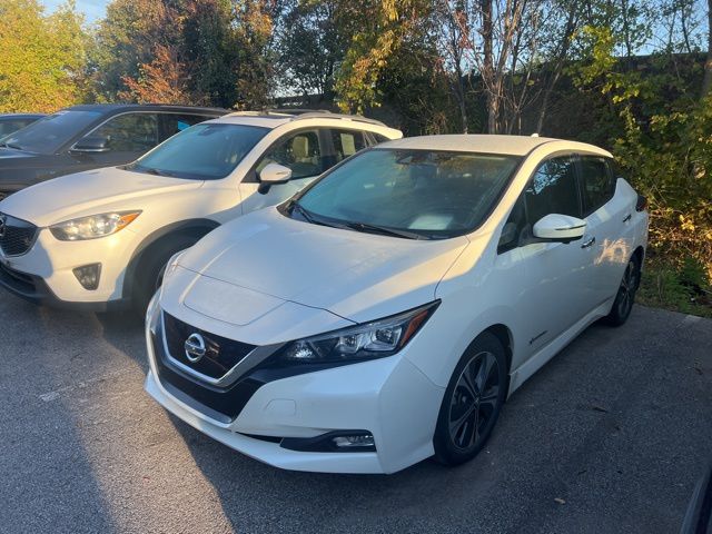 Used 2018 Nissan LEAF SL with VIN 1N4AZ1CP2JC300282 for sale in Cuyahoga Falls, OH