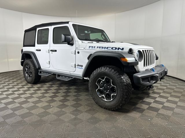 Used 2022 Jeep Wrangler Unlimited Rubicon 4XE with VIN 1C4JJXR66NW271005 for sale in Cuyahoga Falls, OH