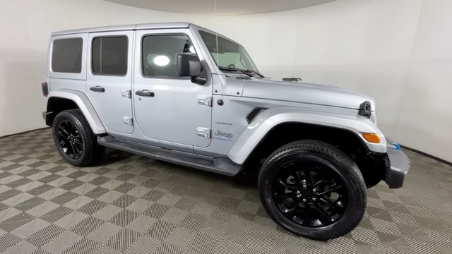 Used 2023 Jeep Wrangler 4xe Sahara 4XE with VIN 1C4JJXP68PW502864 for sale in Cuyahoga Falls, OH