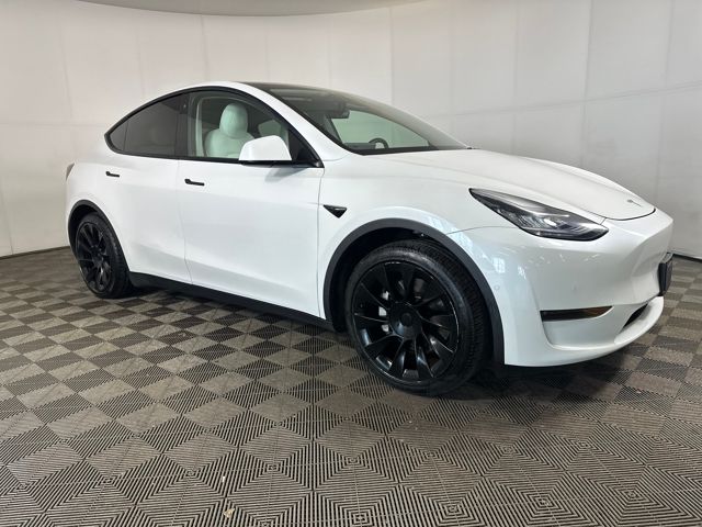 Used 2021 Tesla Model Y Long Range with VIN 5YJYGAEEXMF144249 for sale in Cuyahoga Falls, OH