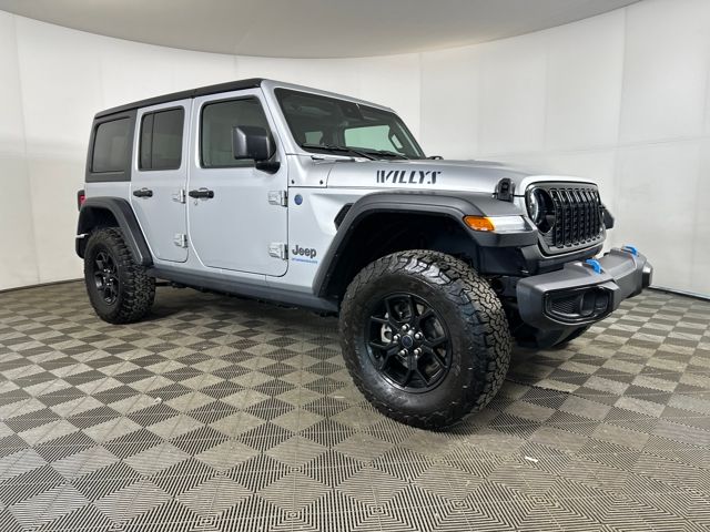 Used 2024 Jeep Wrangler 4xe Willys 4XE with VIN 1C4RJXN61RW140806 for sale in Cuyahoga Falls, OH