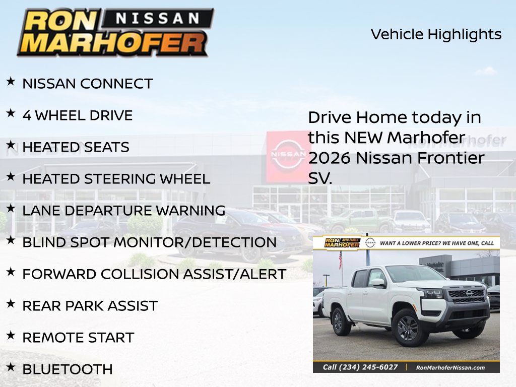 2026 Nissan Frontier SV - Photo 15