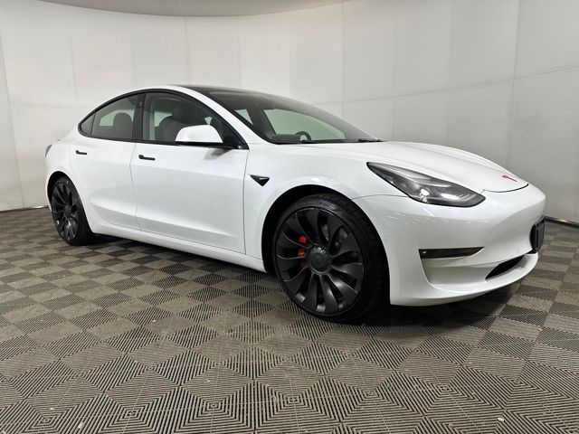 Used 2021 Tesla Model 3 Base with VIN 5YJ3E1EC3MF856312 for sale in Cuyahoga Falls, OH