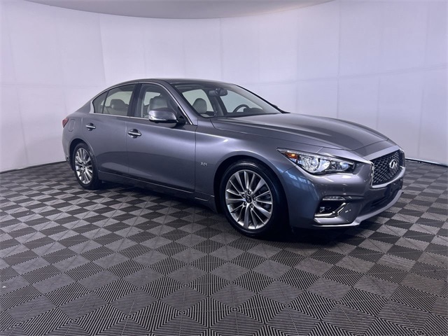 Used 2020 INFINITI Q50 LUXE with VIN JN1EV7AR9LM250267 for sale in Cuyahoga Falls, OH