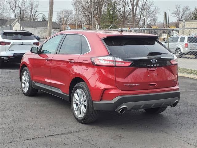 Used 2022 Ford Edge Titanium with VIN 2FMPK4K9XNBA32886 for sale in Herrin, IL