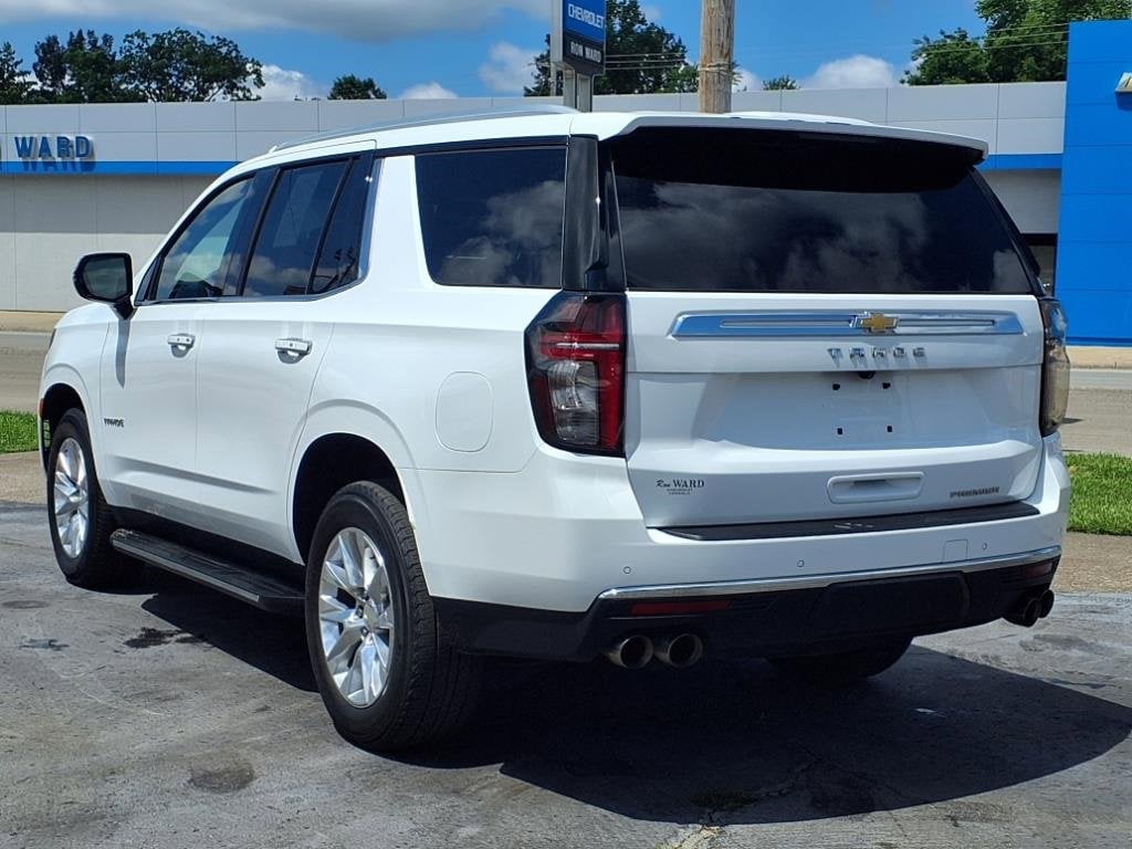 Used 2023 Chevrolet Tahoe Premier with VIN 1GNSKSKD4PR340991 for sale in Herrin, IL