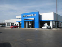 Ron Westphal Chevy dealership building in Aurora, IL