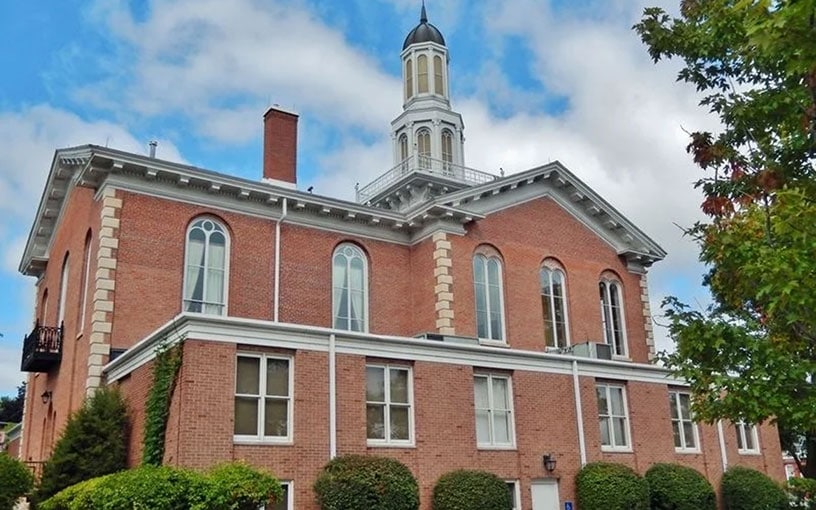 Historic Kendall County Courthouse representing Ron Westphal history