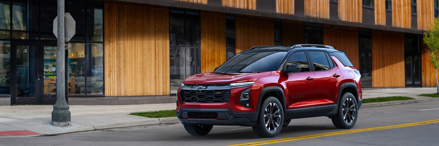 2025 Chevrolet Equinox Exterior design of Chevrolet Equinox in the city