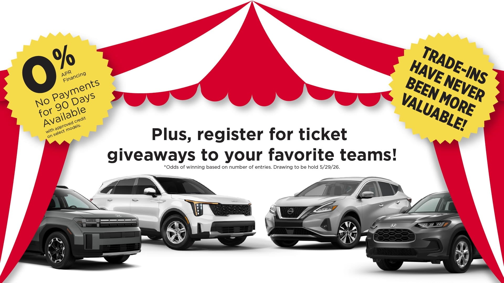 Register for Ticket Giveaways