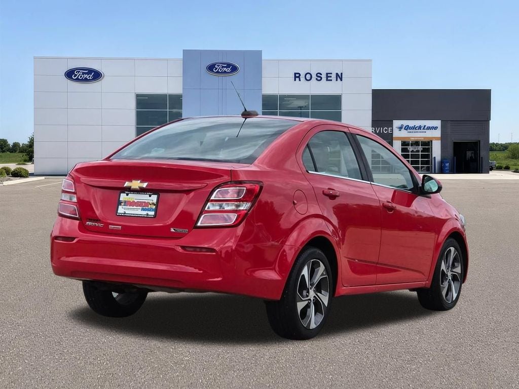 Used 2018 Chevrolet Sonic Premier with VIN 1G1JF5SB7J4134120 for sale in Belleville, WI
