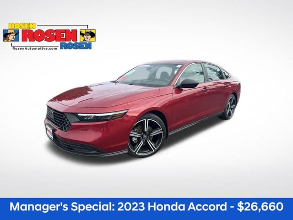 Certified 2023 Honda Accord Hybrid Sport Sedan