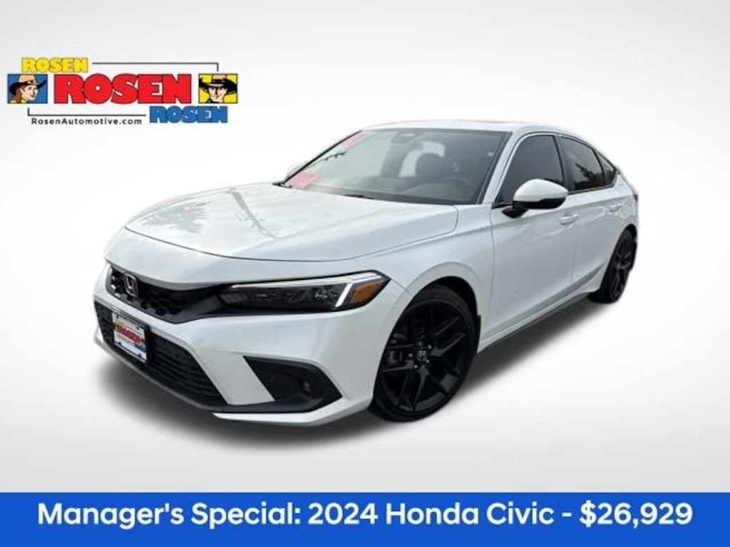 Used 2024 Honda Civic Sport Touring Hatchback