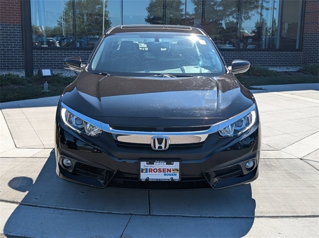 Used 2018 Honda Civic EX-L with VIN JHMFC1F75JX016973 for sale in Algonquin, IL