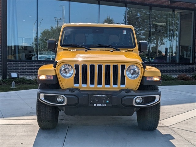 Used 2020 Jeep Wrangler Unlimited Sahara with VIN 1C4HJXEN2LW271477 for sale in Algonquin, IL